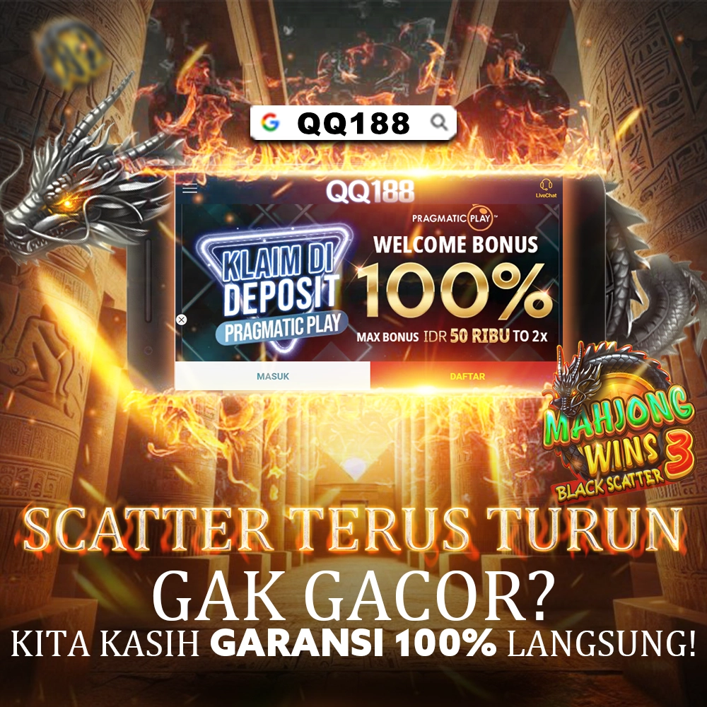 QQ188 | Bandar Judi Slot Mudah Scatter, Live Casino & Agen Bola